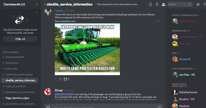 Click to enlarge charlottesville screenshots