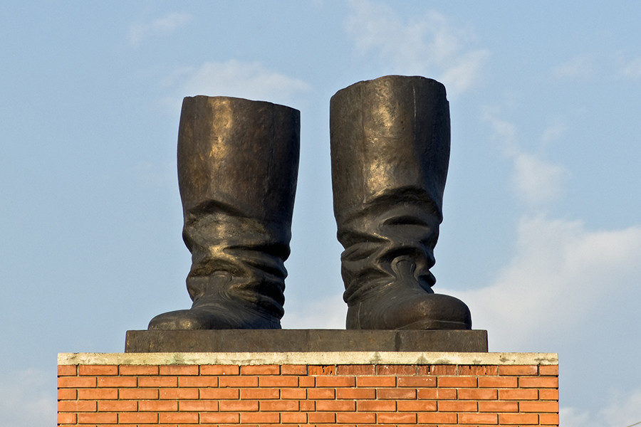 bronze boots