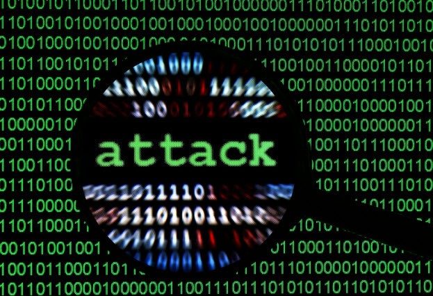 DDOS cyberattack graphic