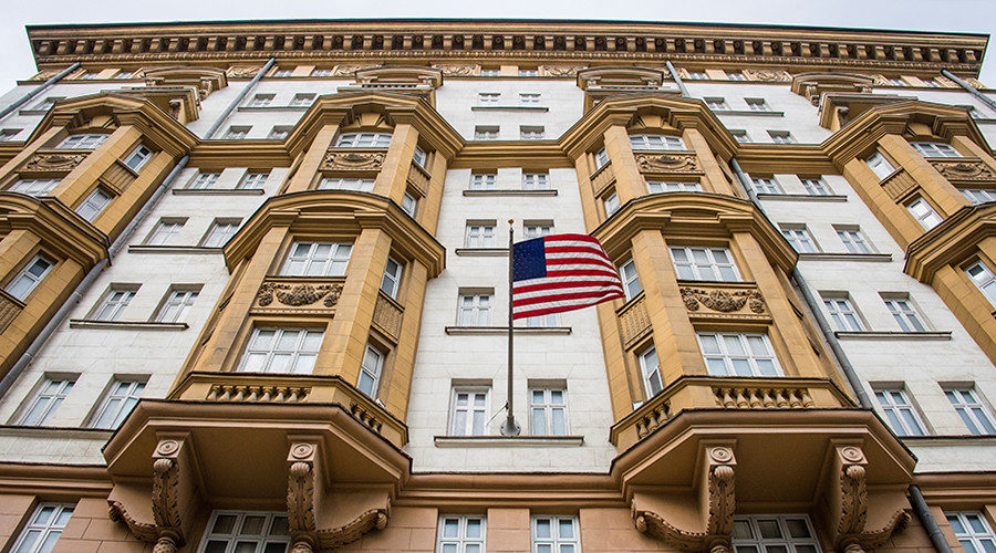 US embassy building in Moscow