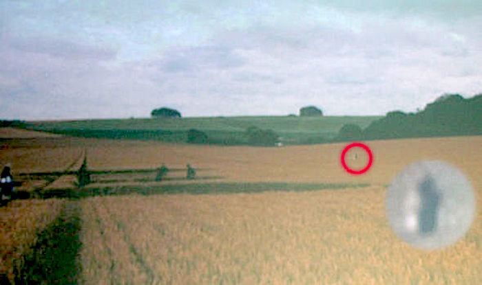 Odd figure crop circle