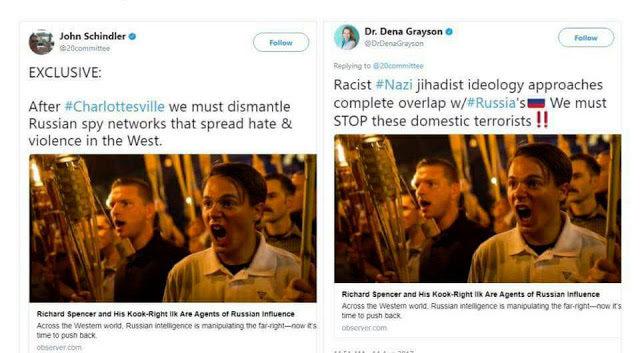 Click to enlarge Tweets about Nazis