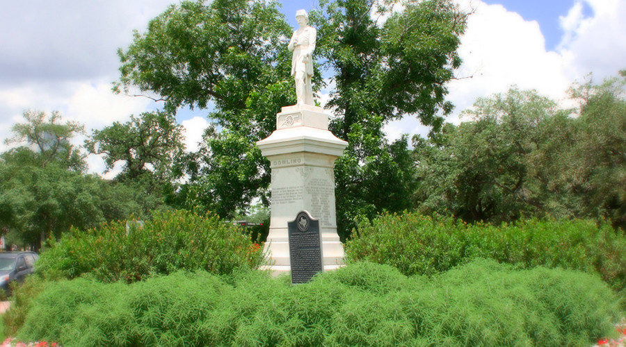 The Richard Dowling statue, Houston