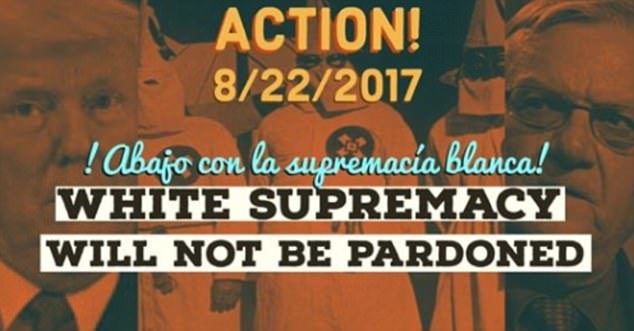 SJW Trump white supremacy Arpaio