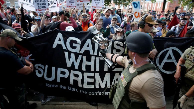 antifa protesters