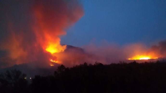 Click to enlarge wildfire