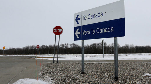 US-Canada border