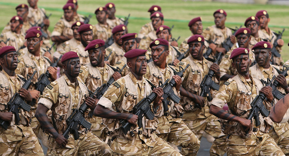 Click to enlarge Qatar soldiers