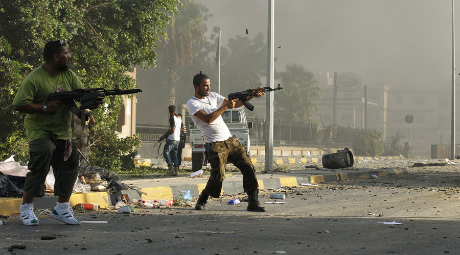 Click to enlarge Libyan rebel fighter