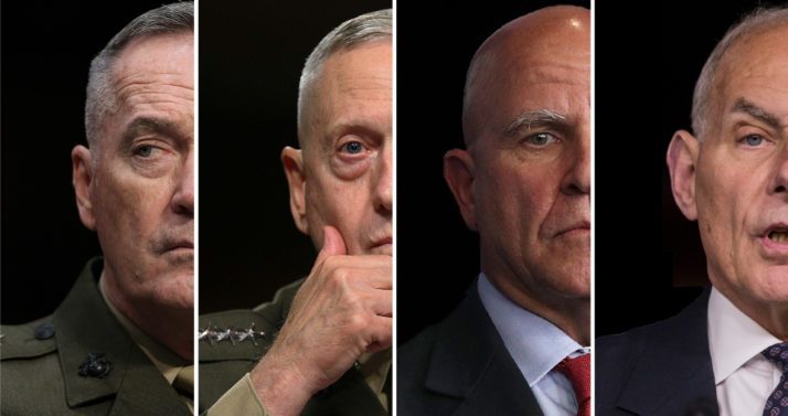 Trump Generals and advisers