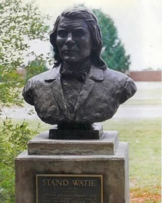 stand watie bust