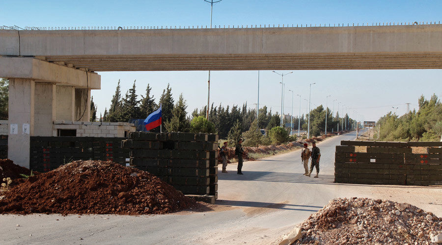 Homs-Hama highway
