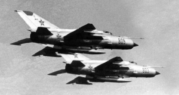 Soviet MiG-21s
