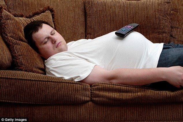 sleeping man