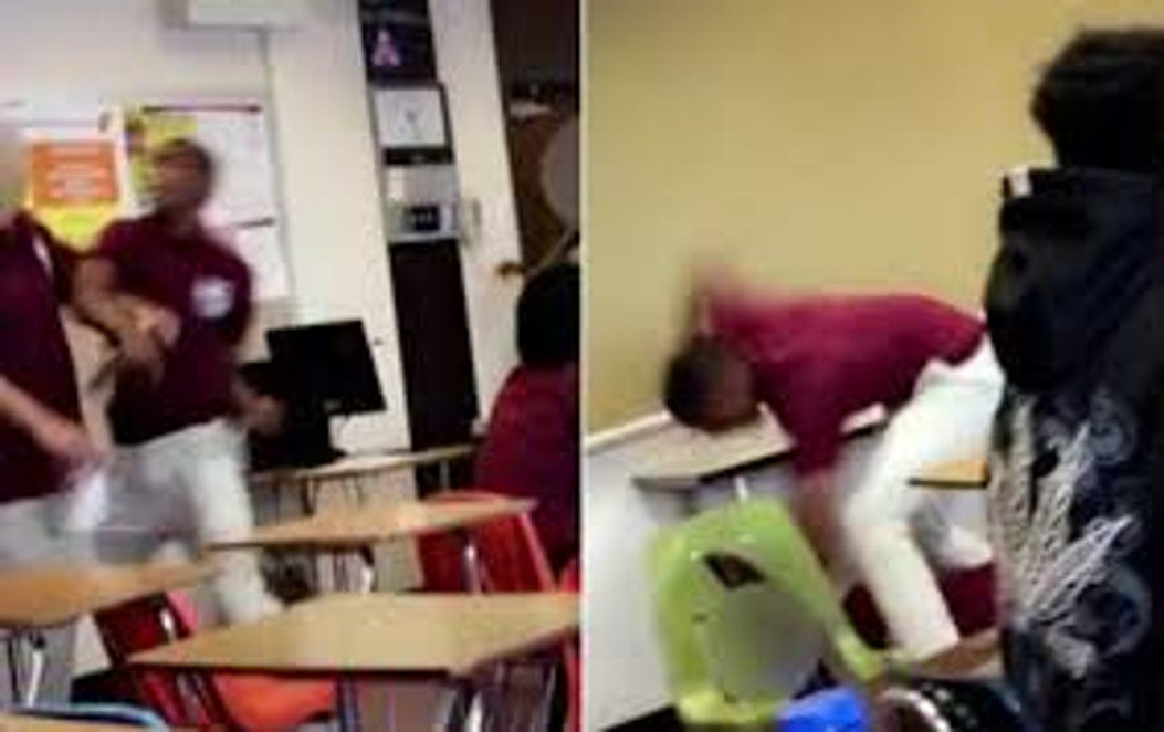 student South Division High School Milwaukee arrested punching teacher