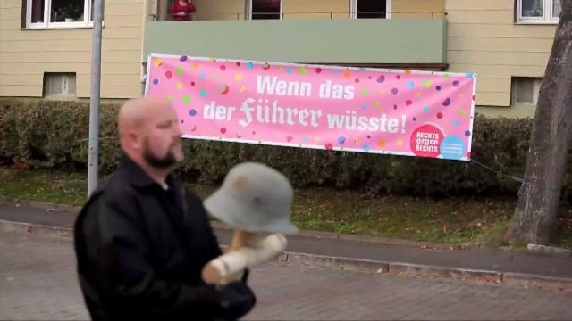 Click to enlarge nazis tricked charity march
