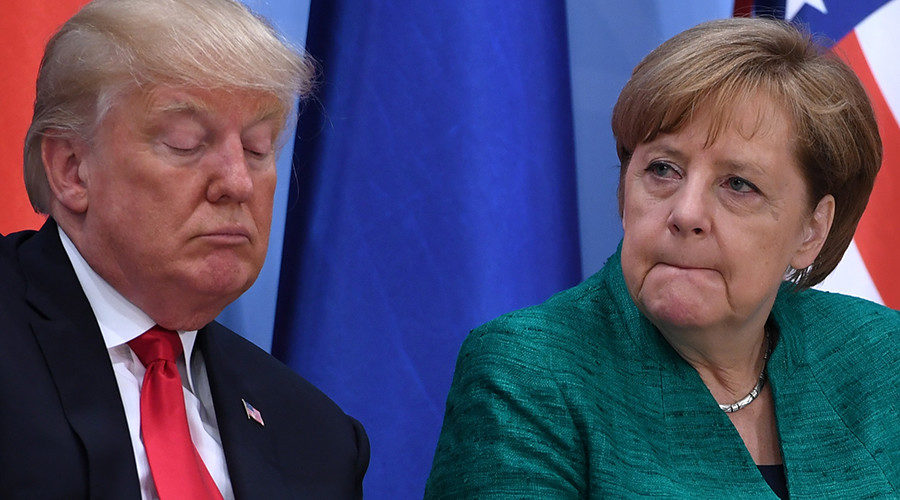 trump merkel