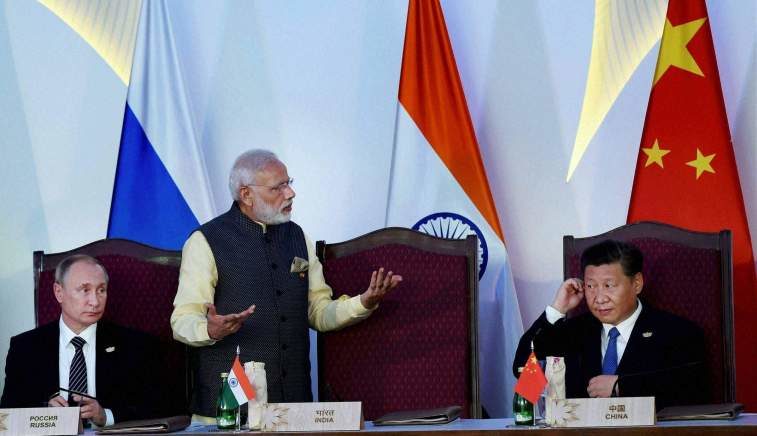 China Russia India