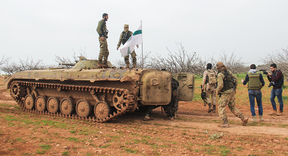 Syrian rebel fighters