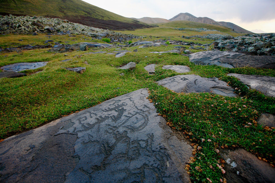 Click to enlarge Rock drawings