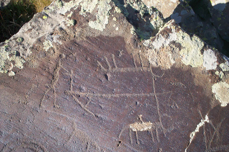 Click to enlarge Petroglyphs of Ukhtasar mountains