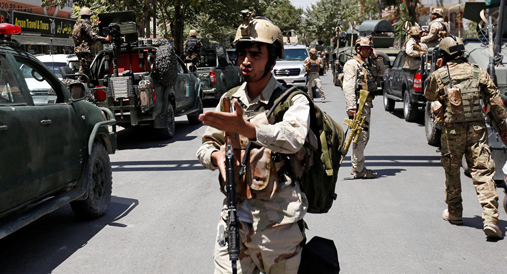 Click to enlarge Afghan security forces