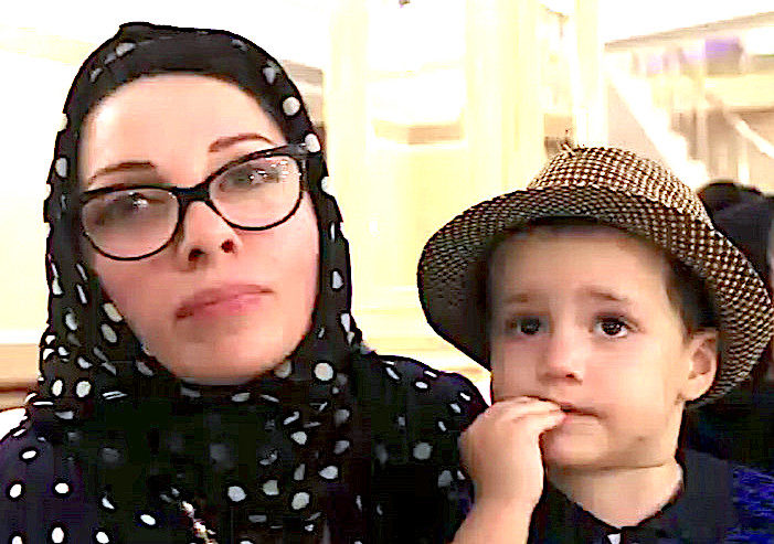 Orphan and woman