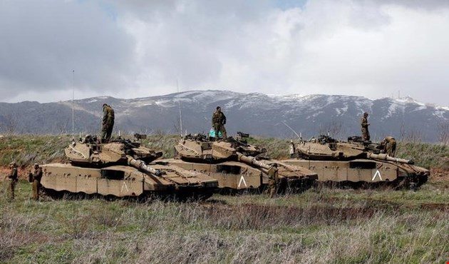 Click to enlarge Israeli tanks
