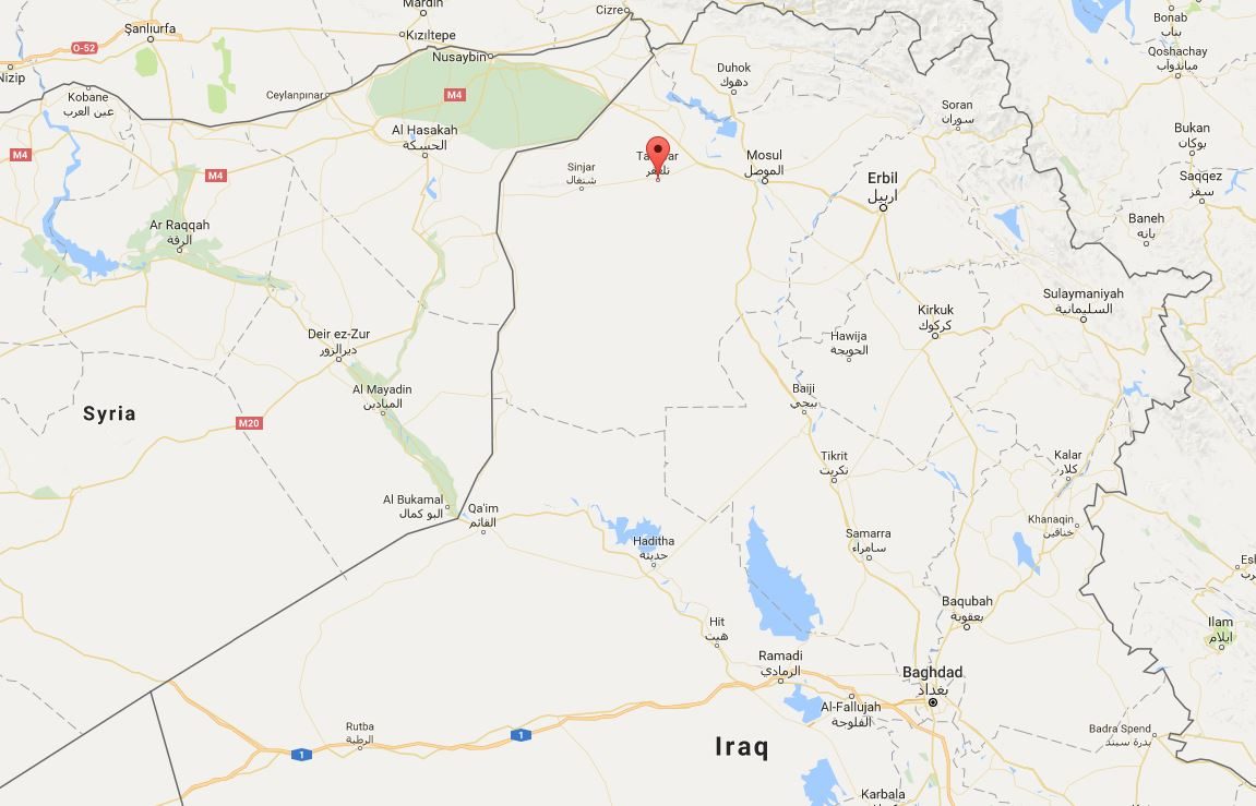 Click to enlarge Iraq map