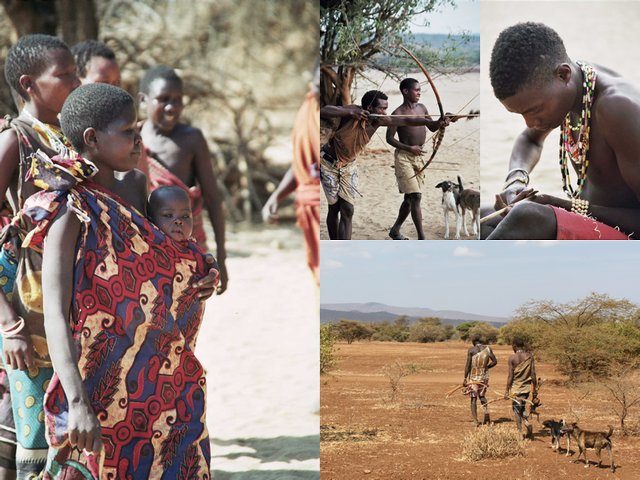 Click to enlarge Hadza people