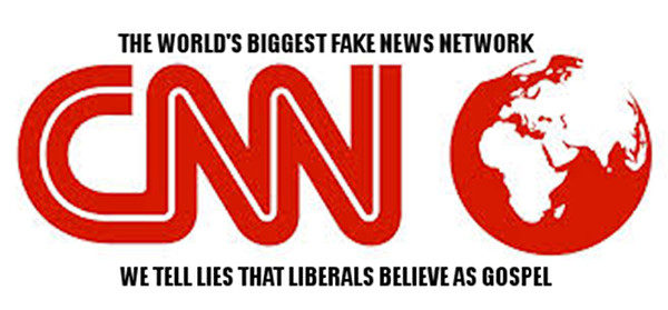 CNN fake news logo globe