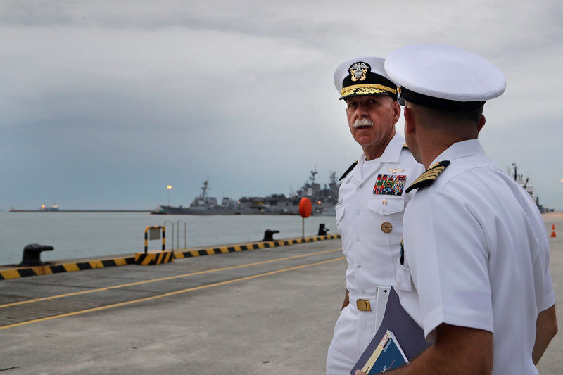 navy officers USS John McCain