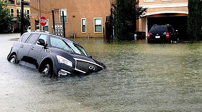 Car tilt water
