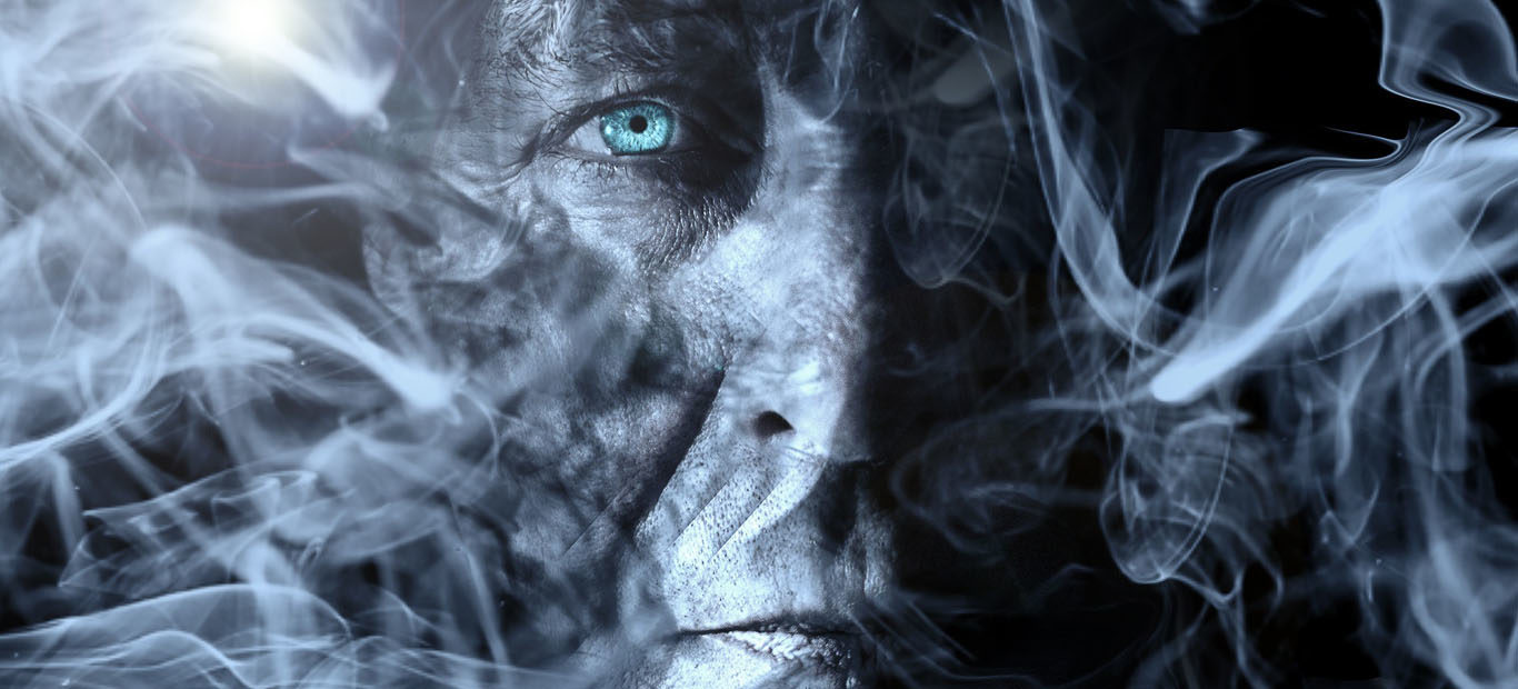 ghoulish man