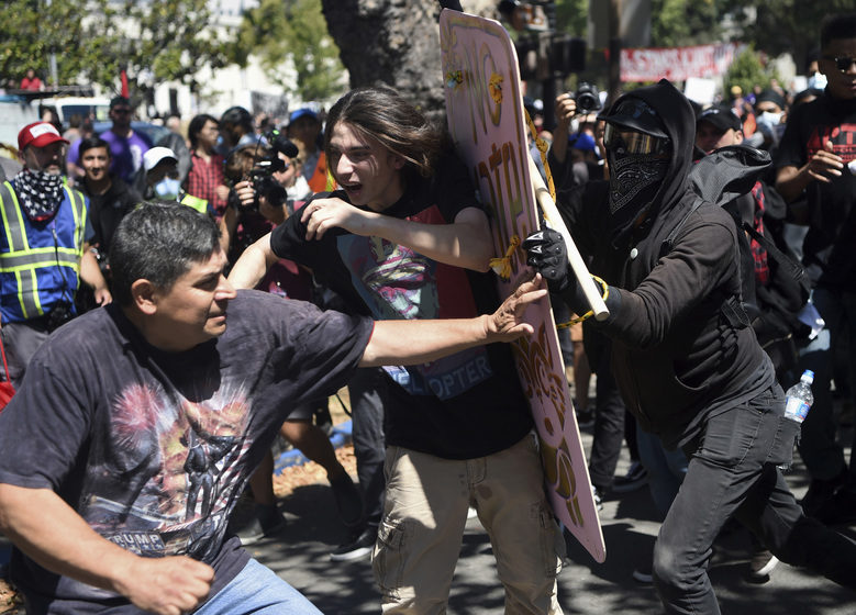 Click to enlarge antifa berkley protest