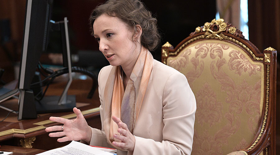 Children’s Rights Commissioner Anna Kuznetsova
