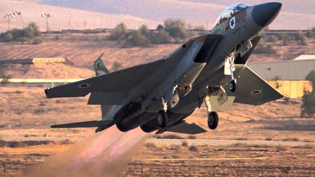 Click to enlarge Israeli Air force plane