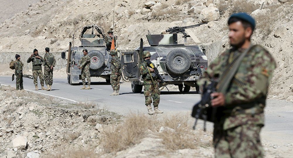 Afghan national army soldiers