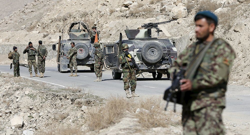 Click to enlarge Afghan national army soldiers