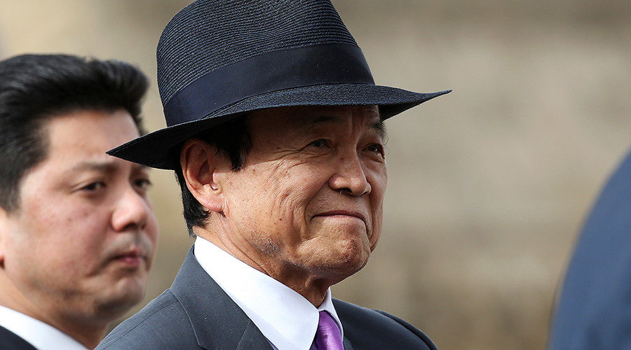 Japanese Deputy Prime Minister Taro Aso