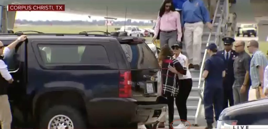 Click to enlarge melania trump houston hurricane