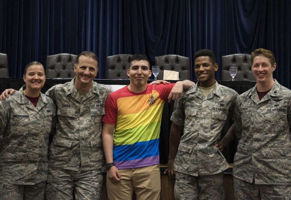 Click to enlarge transgender Army soldier pride