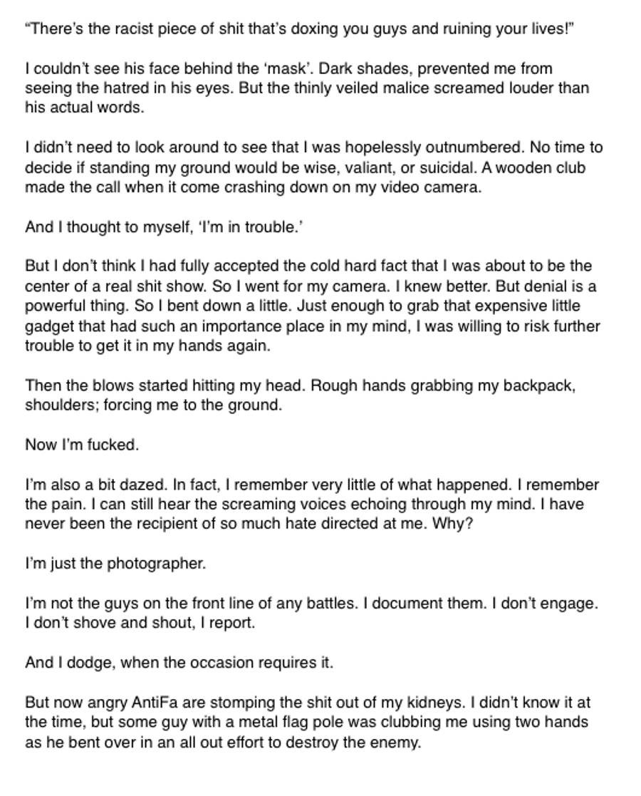 Click to enlarge antifa attack journalist
