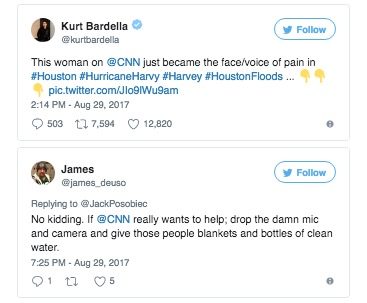 CNN tweets Houston flood survivor