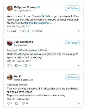 CNN tweets Houston flood victim