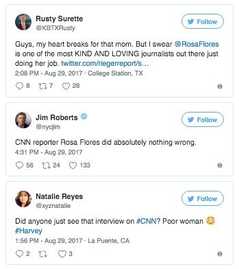 CNN tweets Houston flood survivor