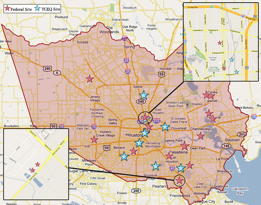 Click to enlarge superfund sites harris county