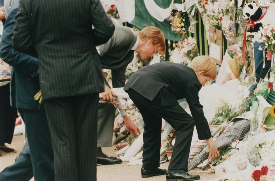 Prince William Prince Harry flowers