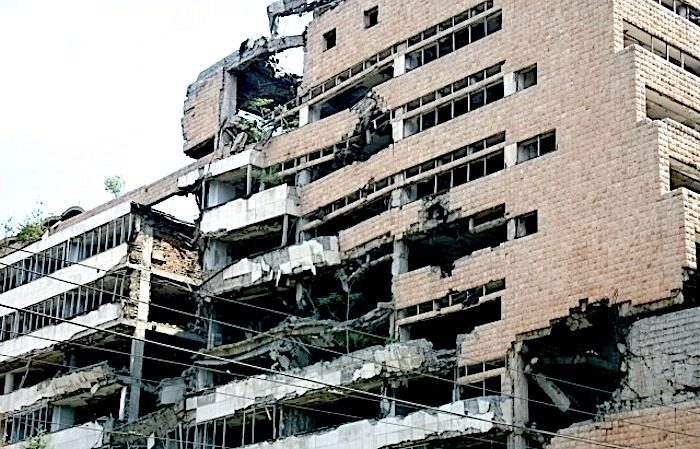 Serbian TV bldg