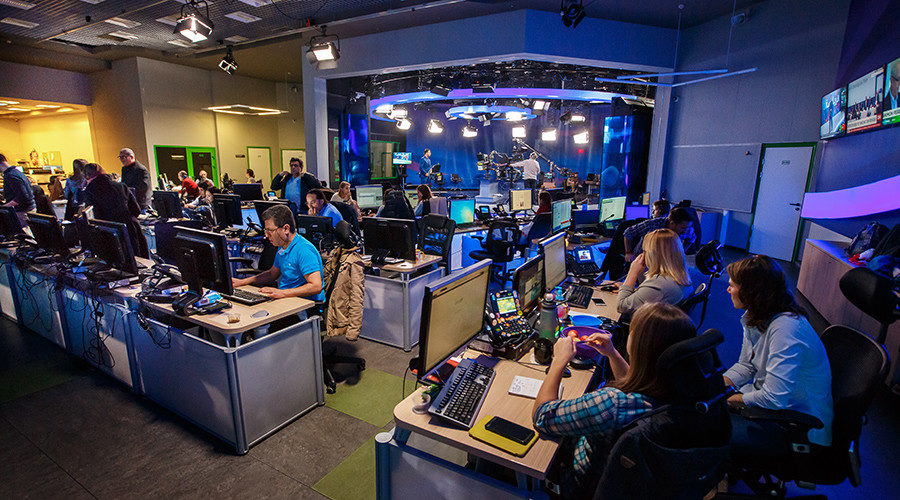 Click to enlarge RT news room